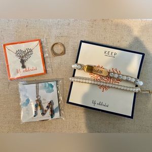 Assorted Rose Gold KEEP Collective Jewelery